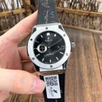 Fake Hublot Classic Fusion SS Black Dial Watches 42mm